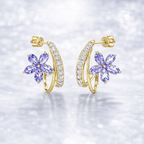 Amethyst Bloom Earrings