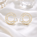 Baguette Arc Earrings