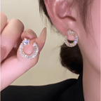 Baguette Arc Earrings